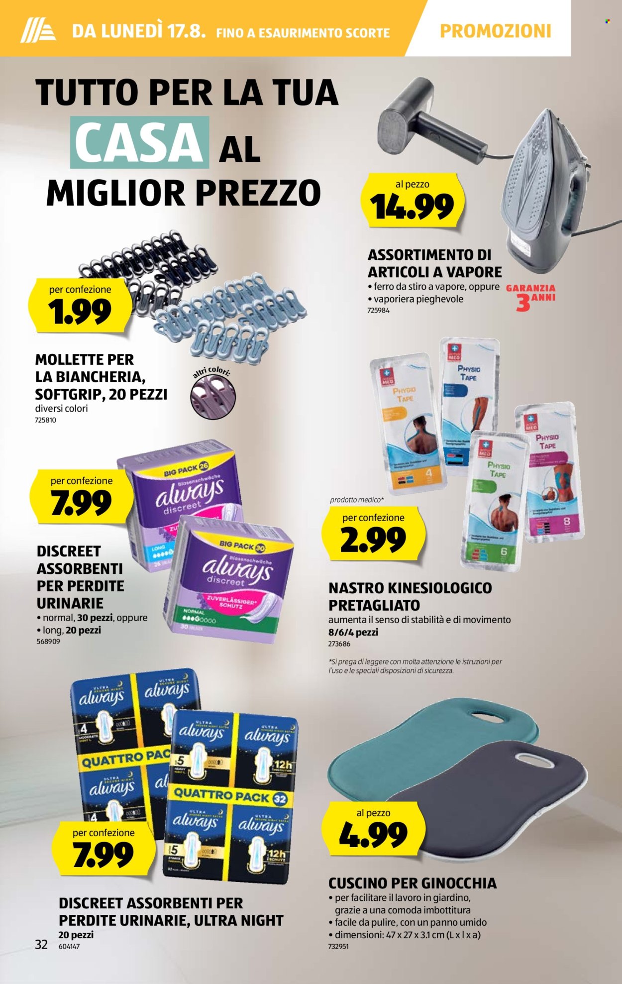Prospekte Aldi - 13.8.2026 - 19.8.2026. Seite 32. Seite 32
