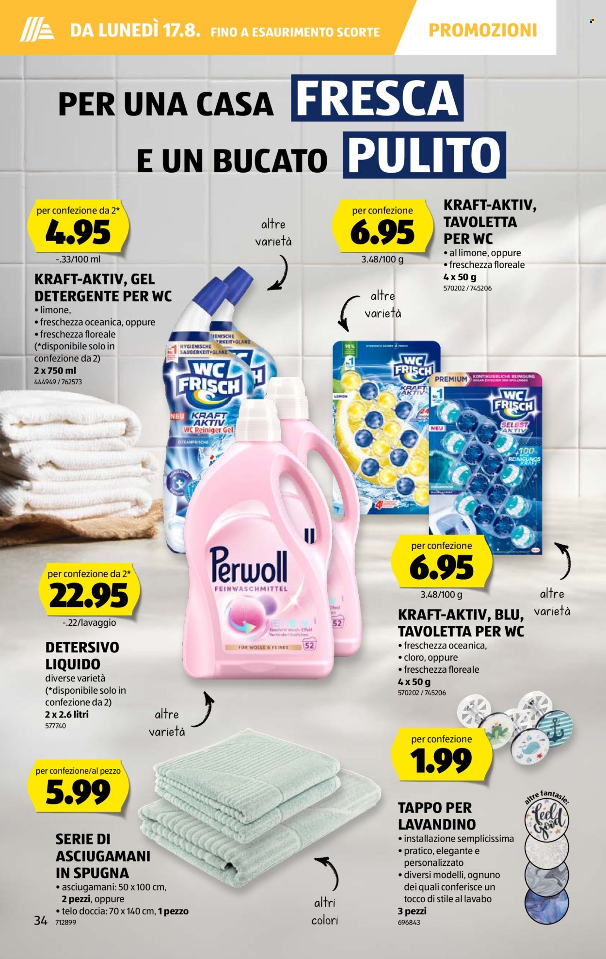 Prospekte Aldi - 13.8.2026 - 19.8.2026. Seite 34. Seite 34