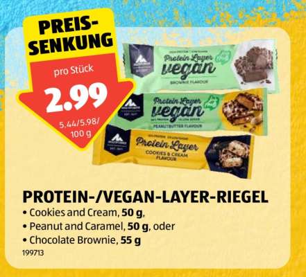 PROTEIN-/VEGAN-LAYER-RIEGEL