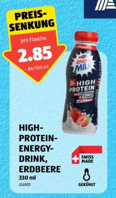 HIGH-PROTEIN-ENERGY-DRINK, ERDBEERE