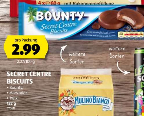 SECRET CENTRE BISCUITS