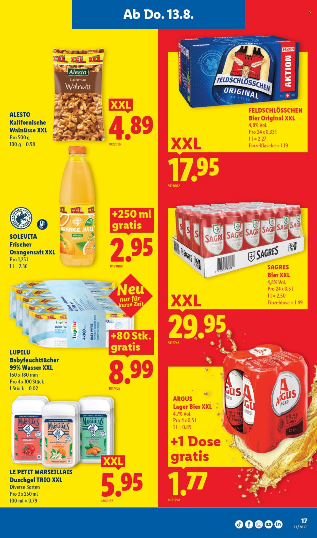 Prospekte Lidl - 13.8.2026 - 19.8.2026. Seite 21. Seite 21