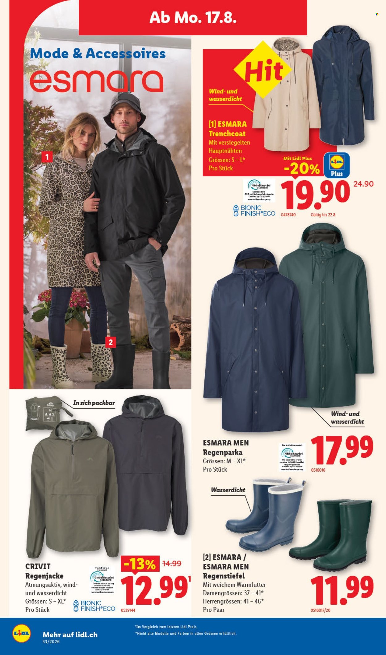 Prospekte Lidl - 13.8.2026 - 19.8.2026. Seite 34. Seite 34