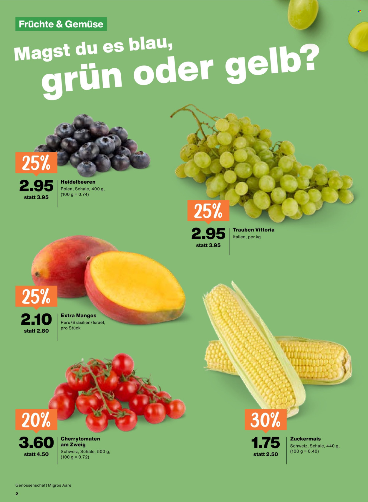 Prospekte Migros - 13.8.2026 - 19.8.2026. Seite 2. Seite 2