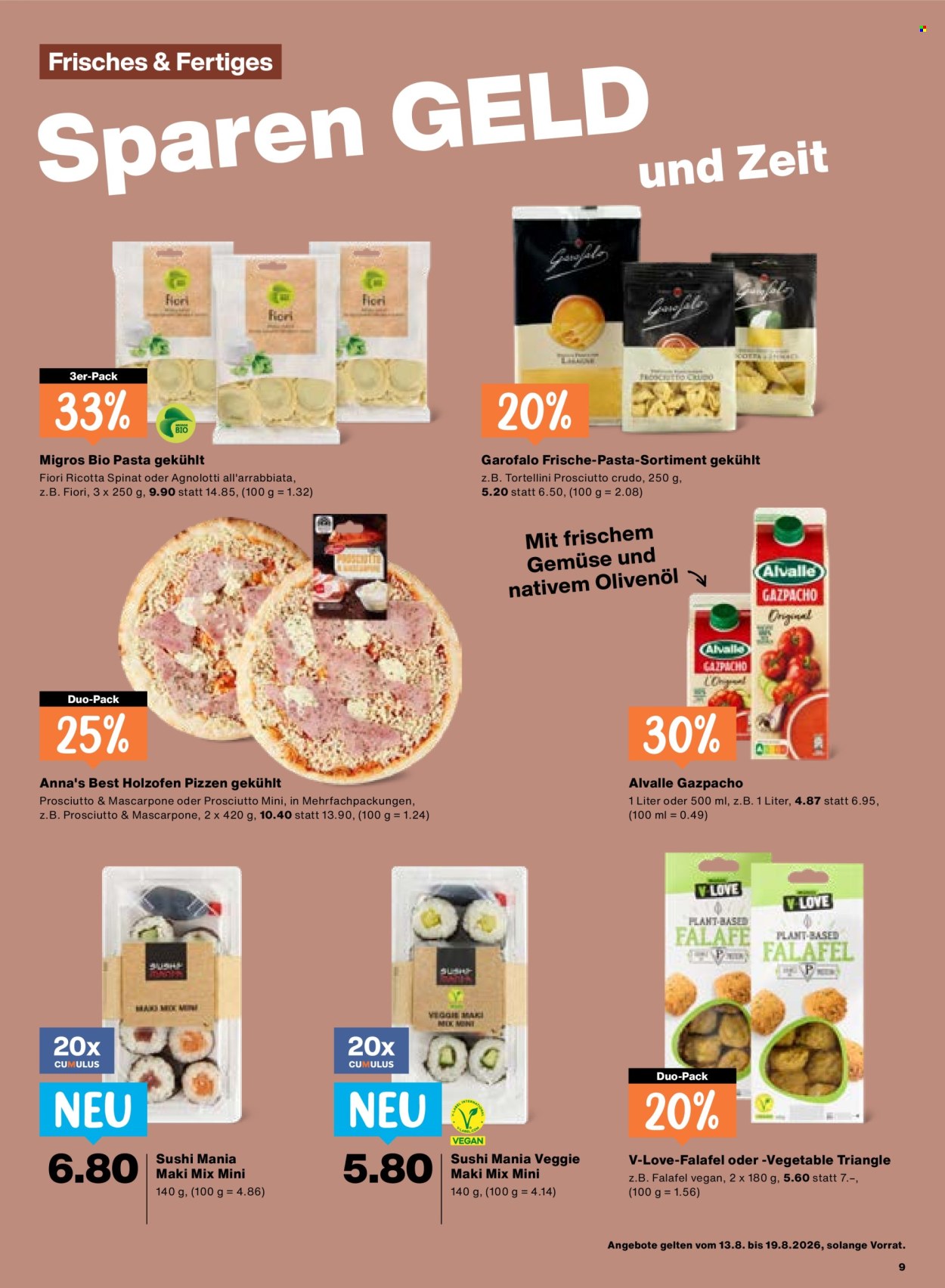 Prospekte Migros - 13.8.2026 - 19.8.2026. Seite 9. Seite 9