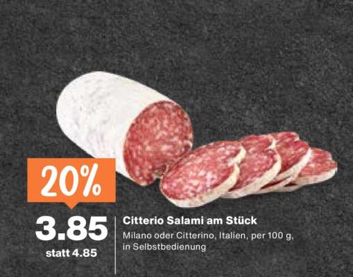 Citterio Salami am Stück