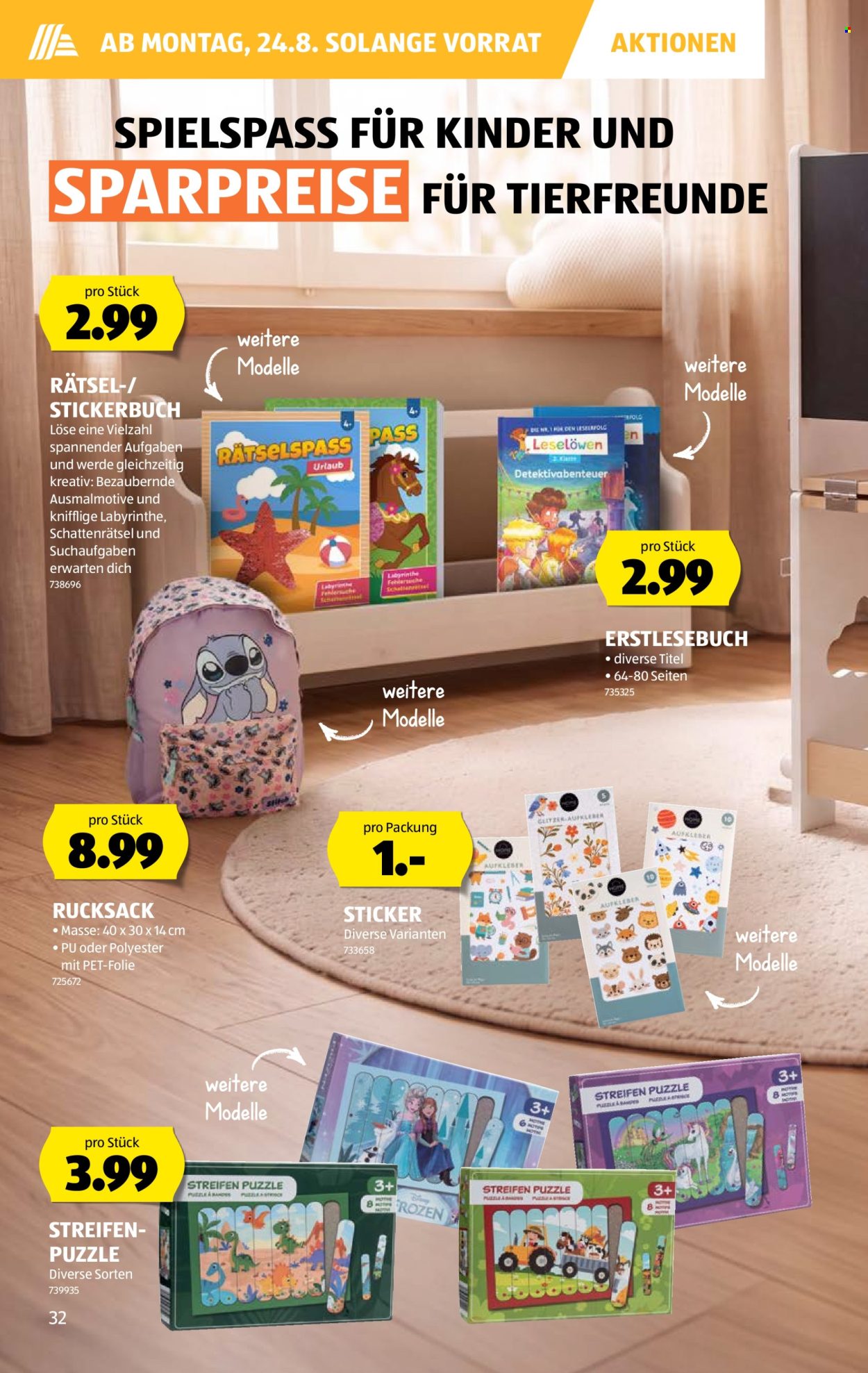 Prospekte Aldi - 20.8.2026 - 26.8.2026. Seite 32. Seite 32