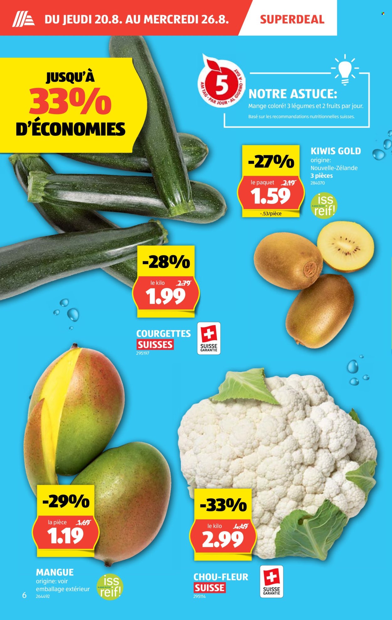 Prospekte Aldi - 20.8.2026 - 26.8.2026. Seite 6. Seite 6