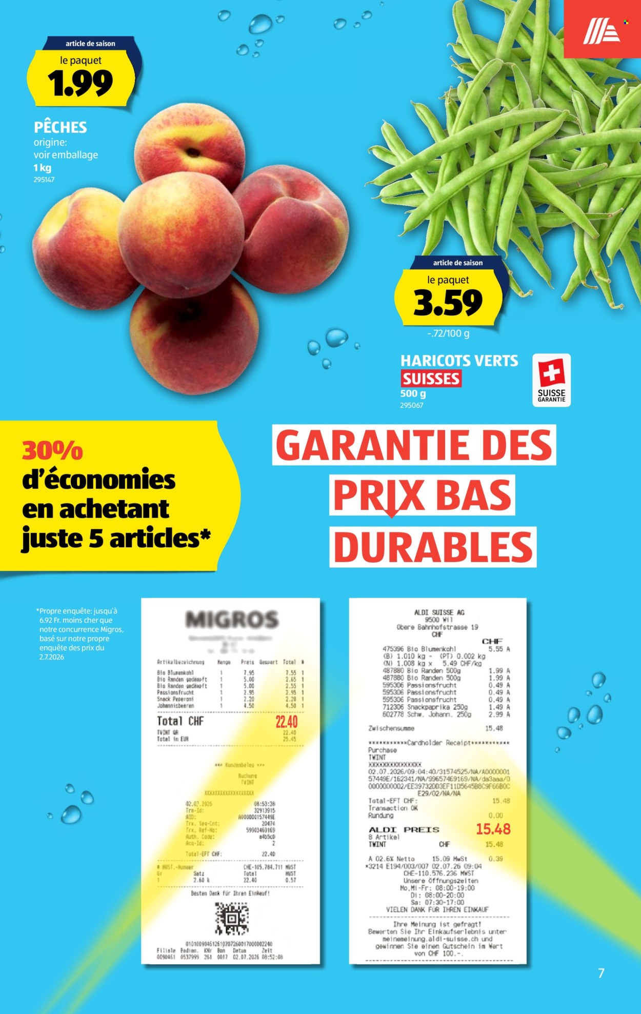 Prospekte Aldi - 20.8.2026 - 26.8.2026. Seite 7. Seite 7