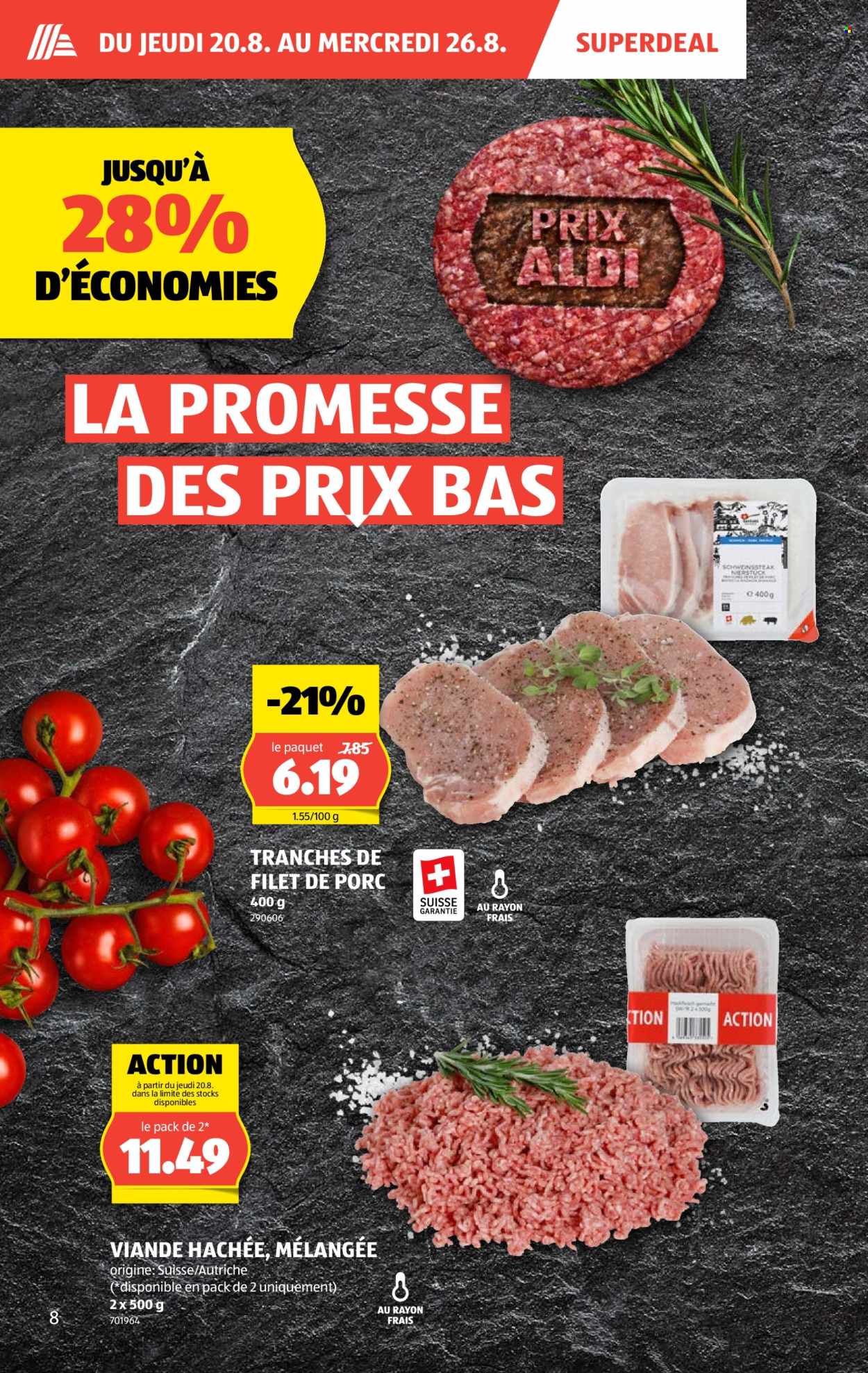 Prospekte Aldi - 20.8.2026 - 26.8.2026. Seite 8. Seite 8