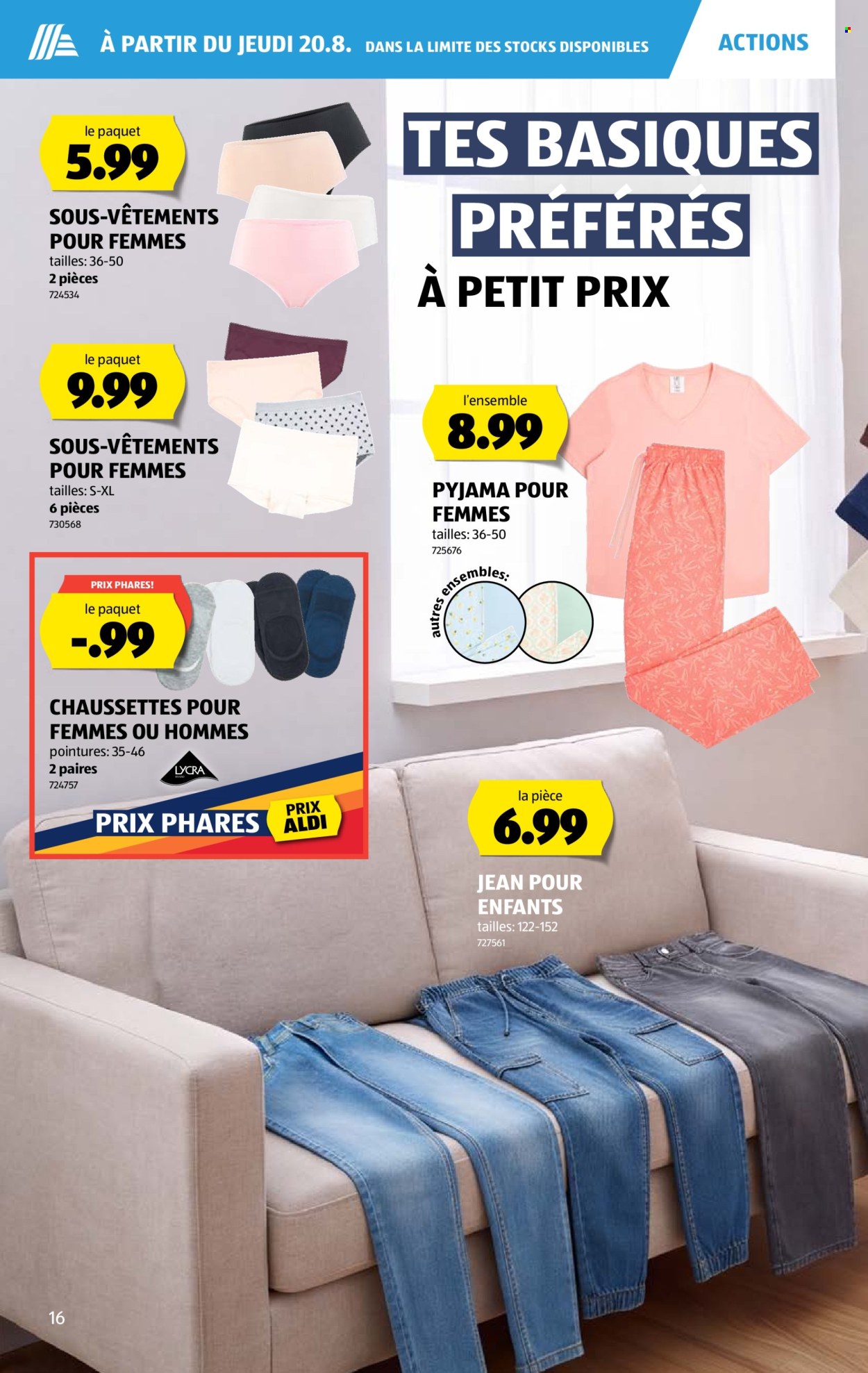 Prospekte Aldi - 20.8.2026 - 26.8.2026. Seite 16. Seite 16