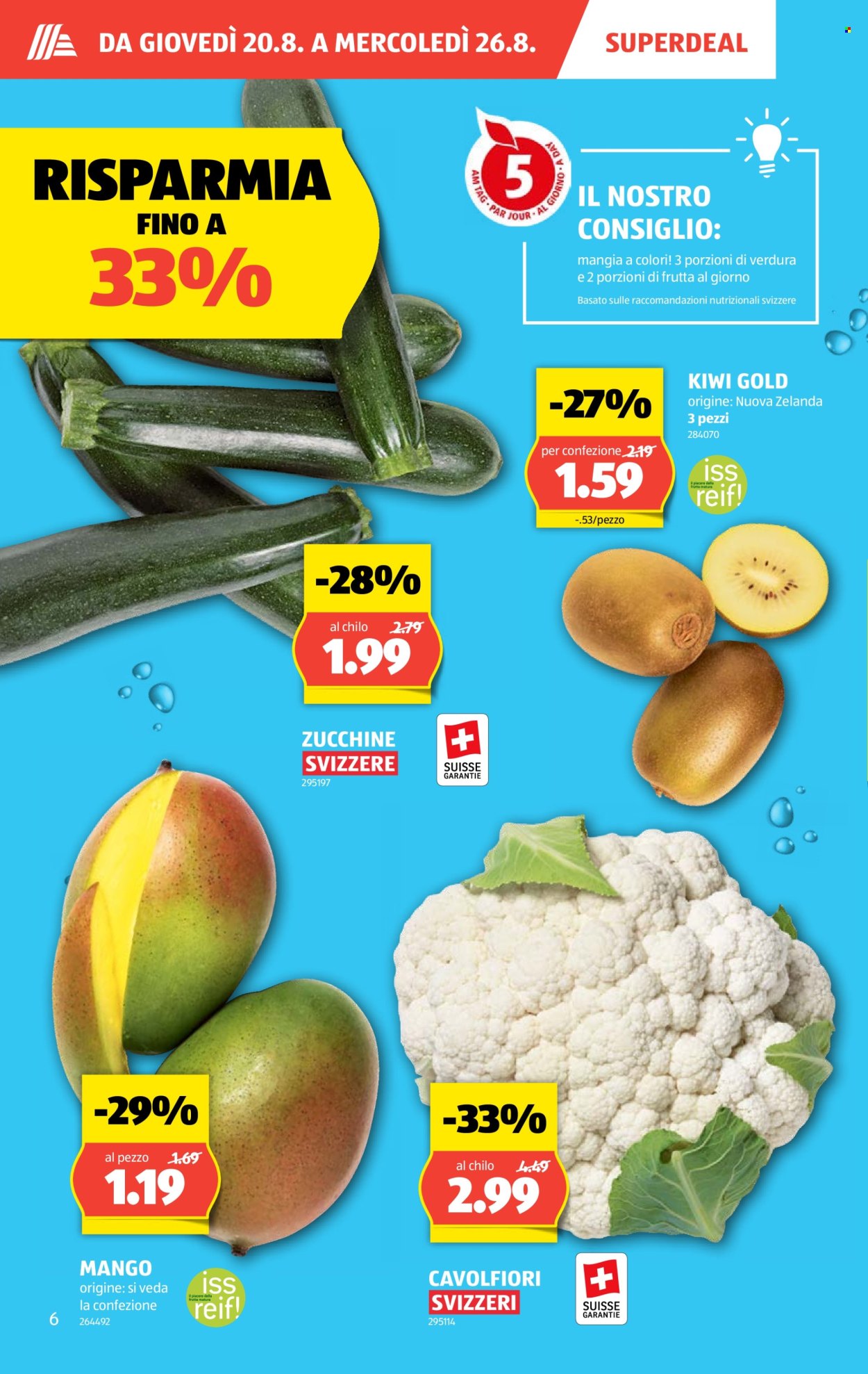Prospekte Aldi - 20.8.2026 - 26.8.2026. Seite 6. Seite 6
