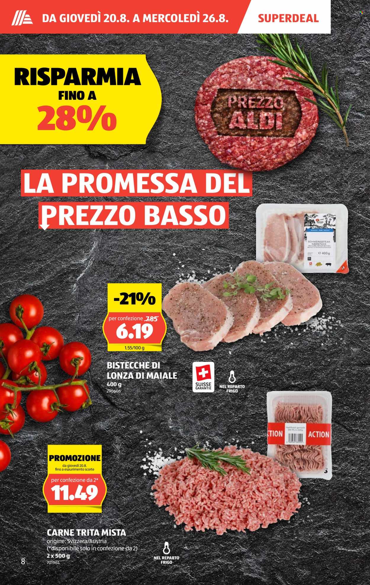 Prospekte Aldi - 20.8.2026 - 26.8.2026. Seite 8. Seite 8