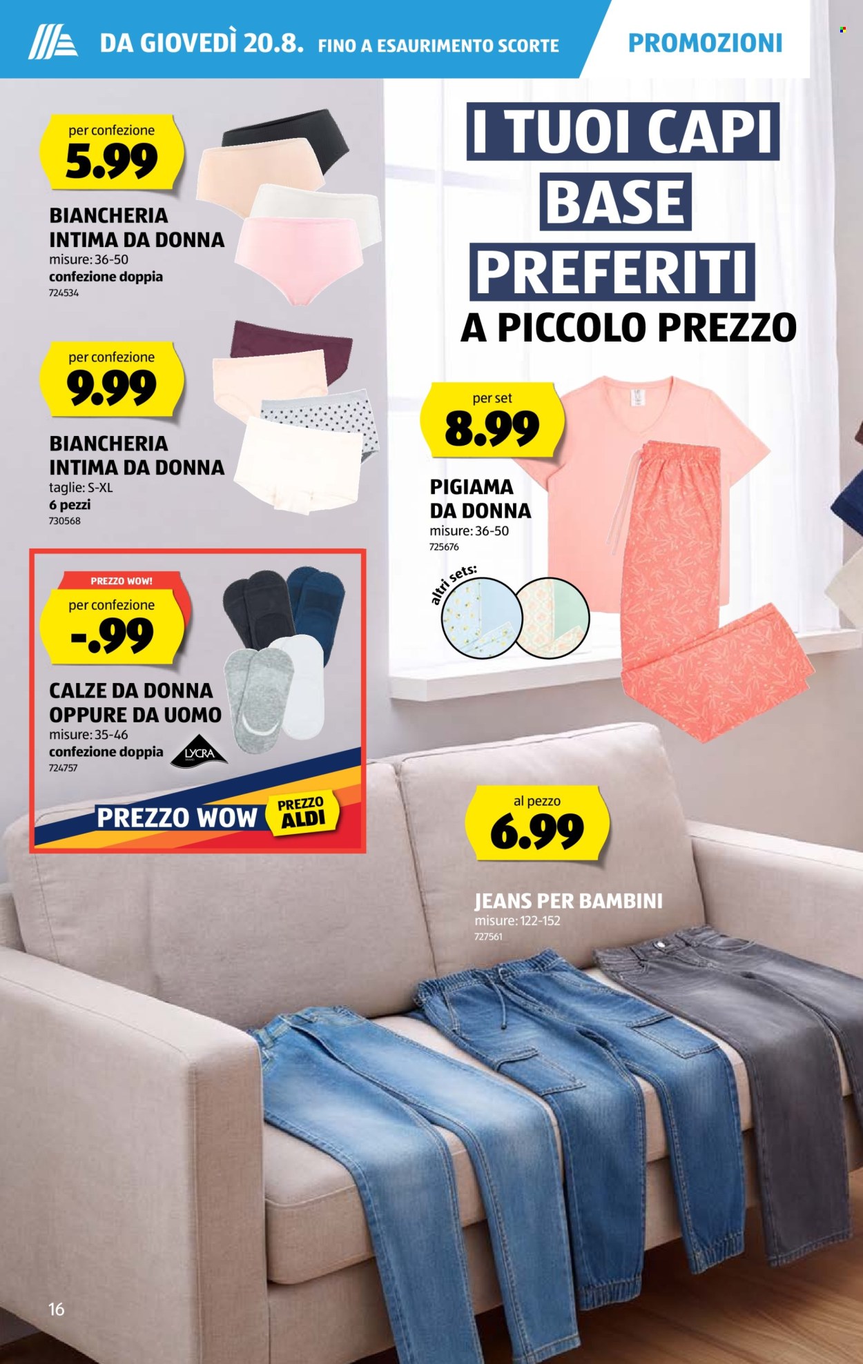 Prospekte Aldi - 20.8.2026 - 26.8.2026. Seite 16. Seite 16