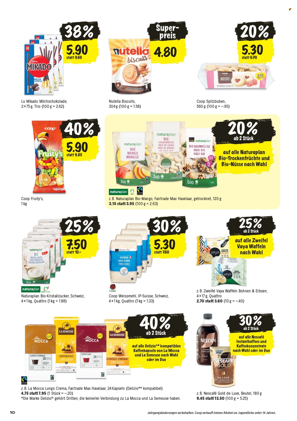 Prospekte Coop - 13.8.2026 - 19.8.2026. Seite 10. Seite 10