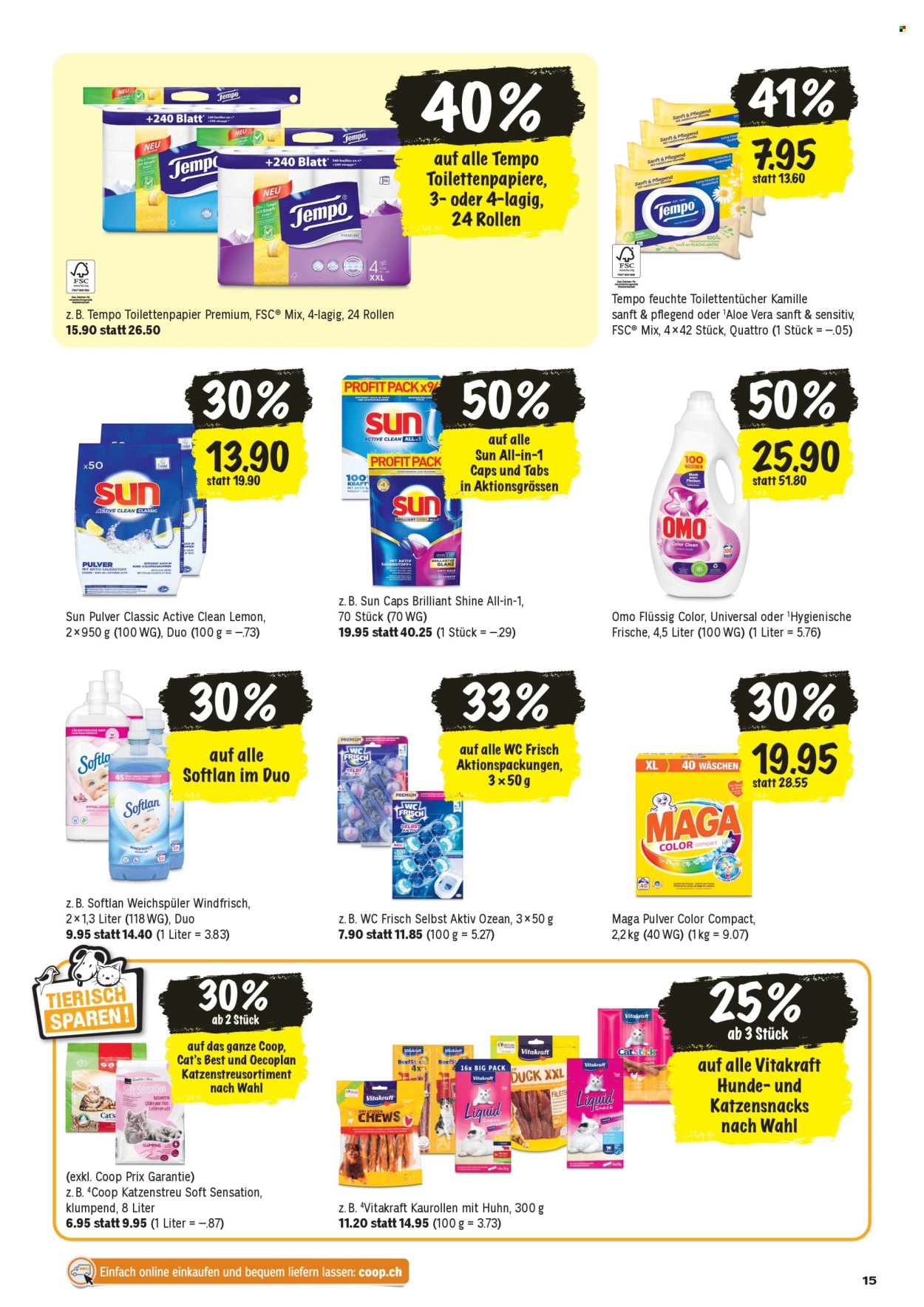 Prospekte Coop - 13.8.2026 - 19.8.2026. Seite 15. Seite 15