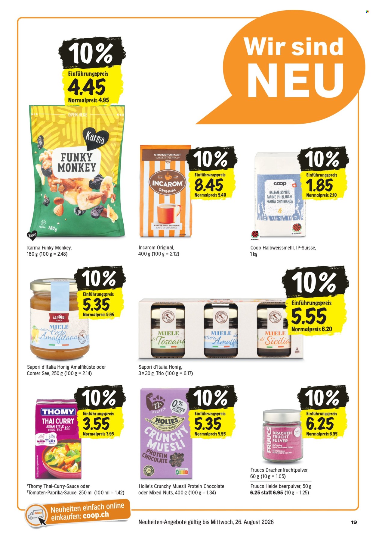 Prospekte Coop - 13.8.2026 - 19.8.2026. Seite 19. Seite 19