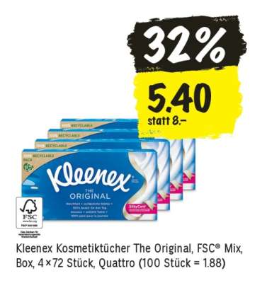 Kleenex Kosmetiktücher The Original
