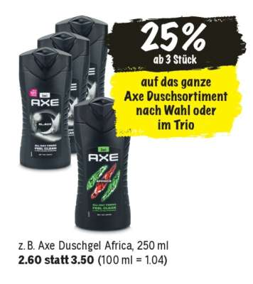 Axe Duschgel Africa, 250 ml