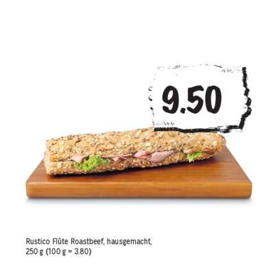 Rustico Flûte Roastbeef
