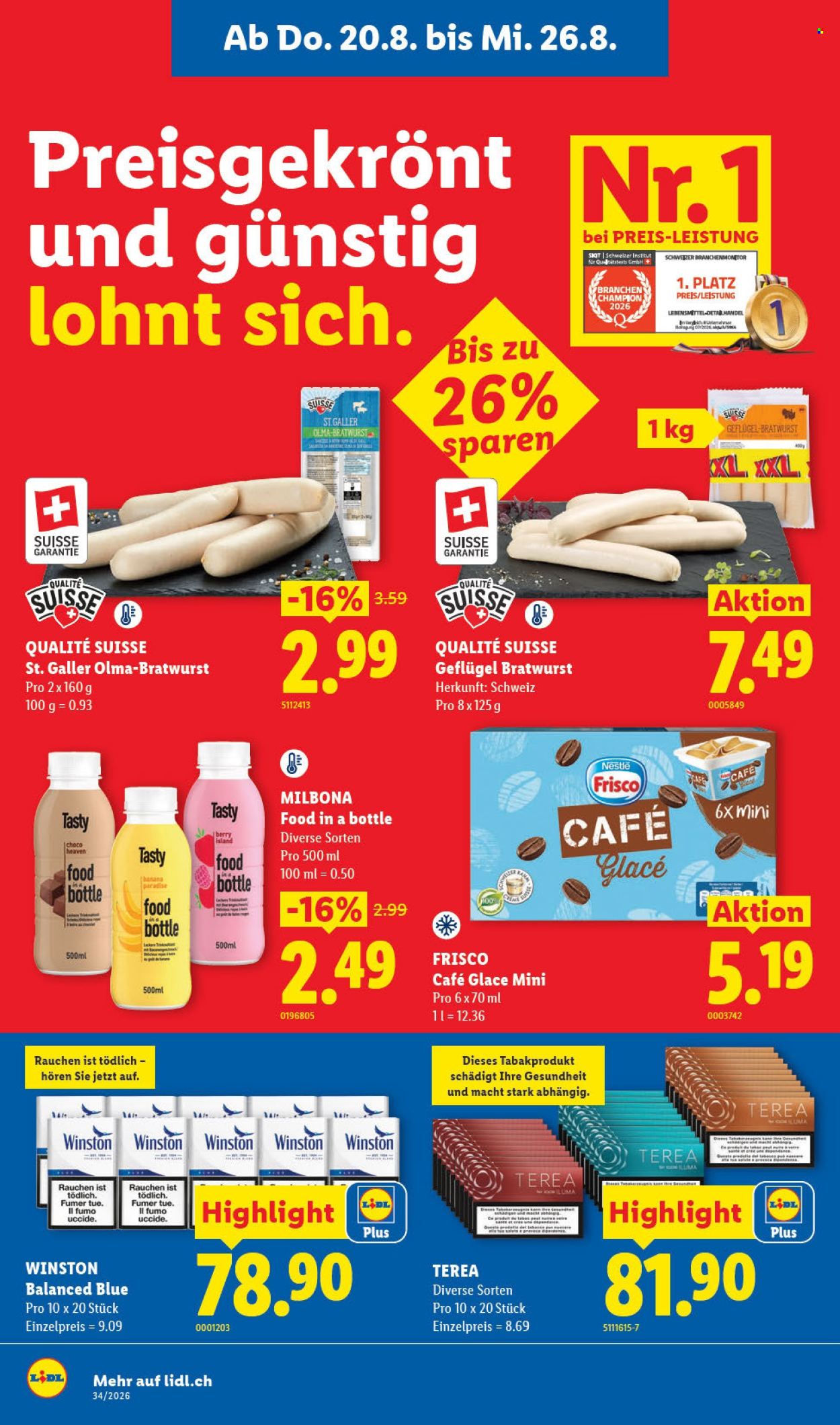 Prospekte Lidl - 20.8.2026 - 26.8.2026. Seite 16. Seite 16