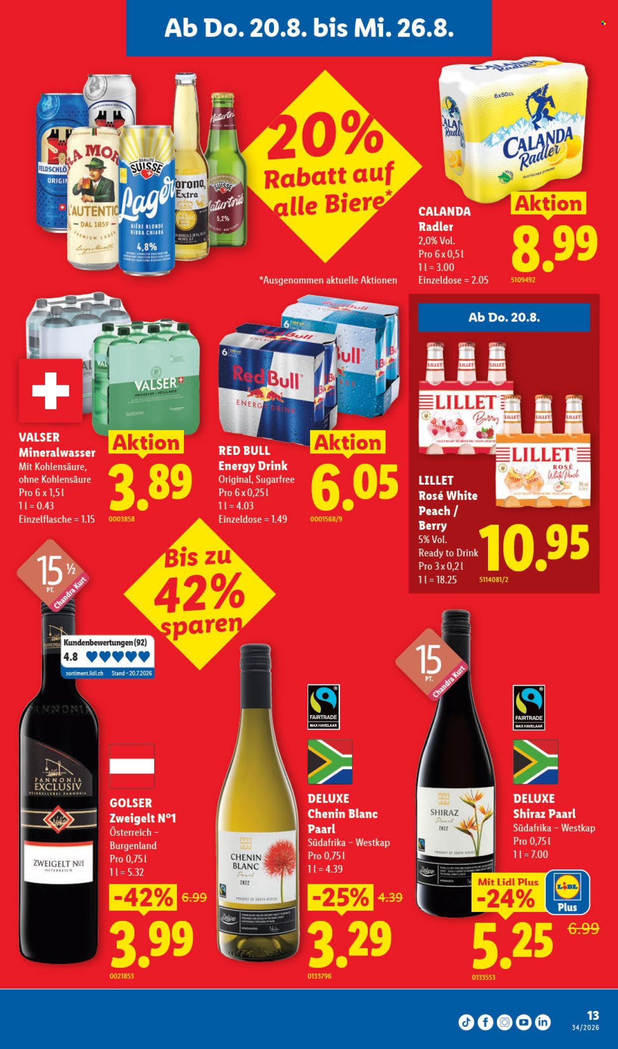 Prospekte Lidl - 20.8.2026 - 26.8.2026. Seite 19. Seite 19
