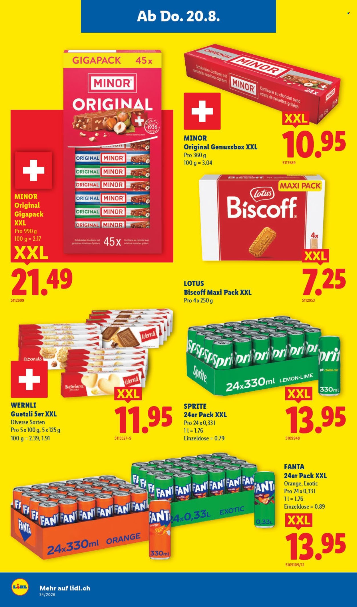 Prospekte Lidl - 20.8.2026 - 26.8.2026. Seite 22. Seite 22