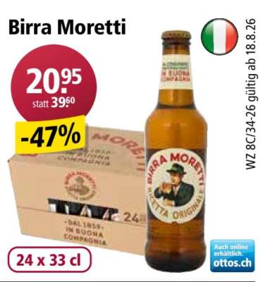 BIRRA MORETTI
