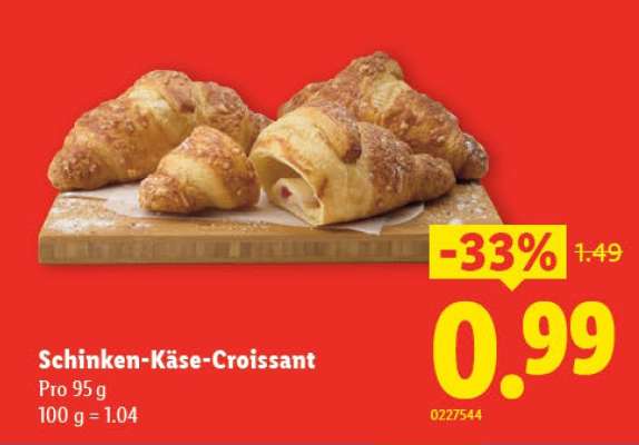 Schinken-Käse-Croissant