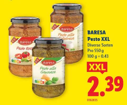 BARESA Pesto XXL