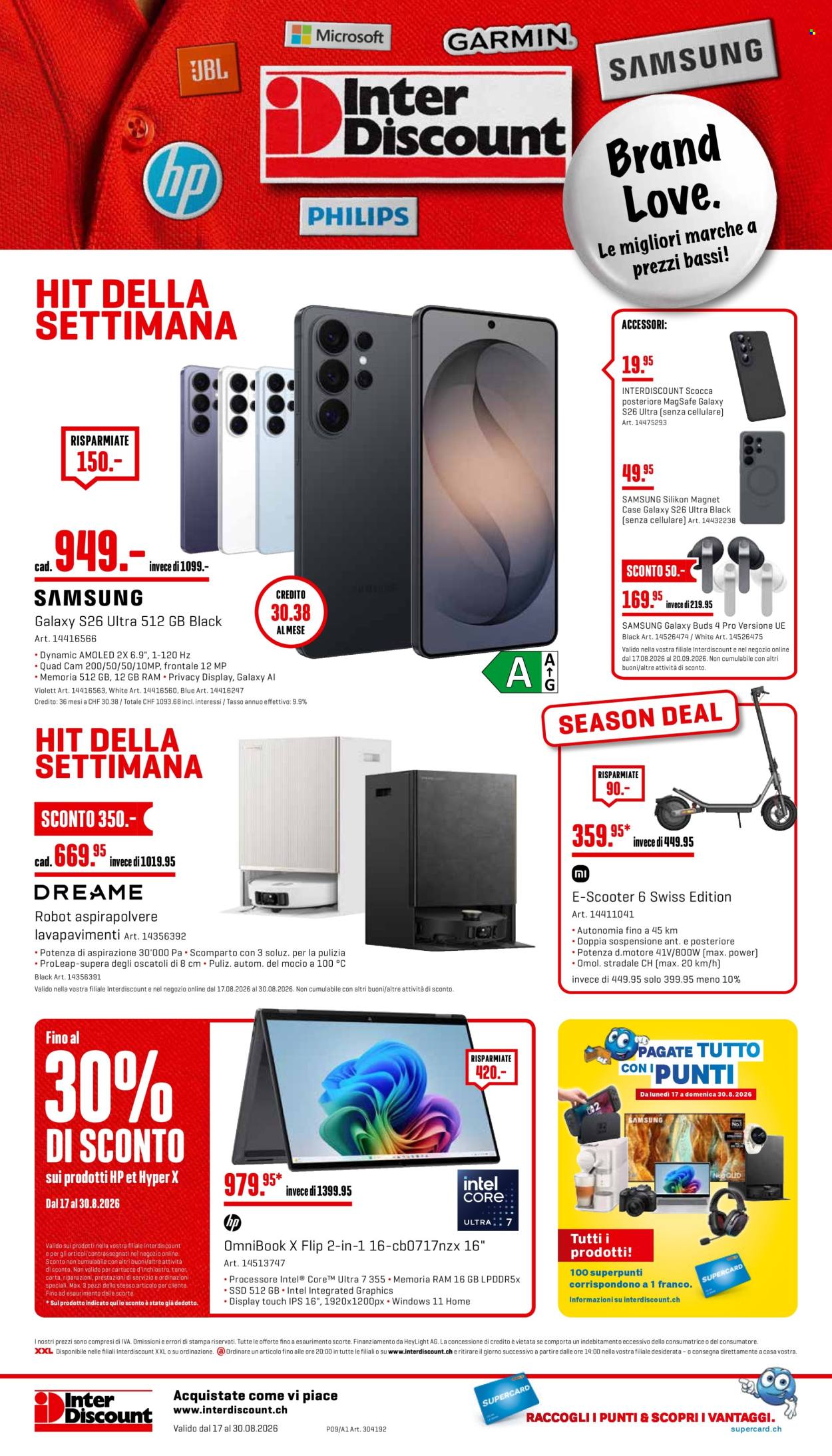 Prospekte Interdiscount - 17.8.2026 - 30.8.2026. Seite 28. Seite 28