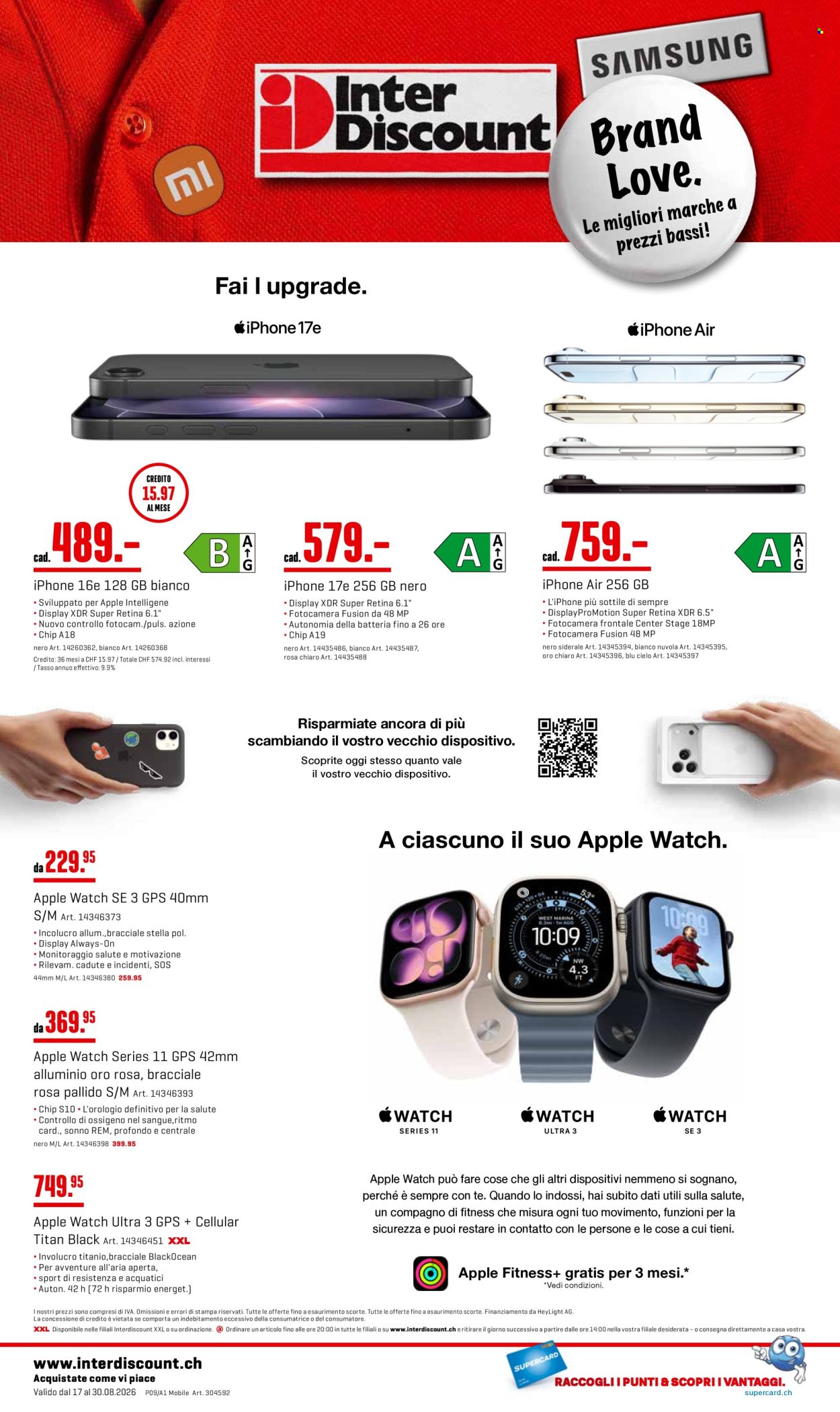 Prospekte Interdiscount - 17.8.2026 - 30.8.2026. Seite 4. Seite 4