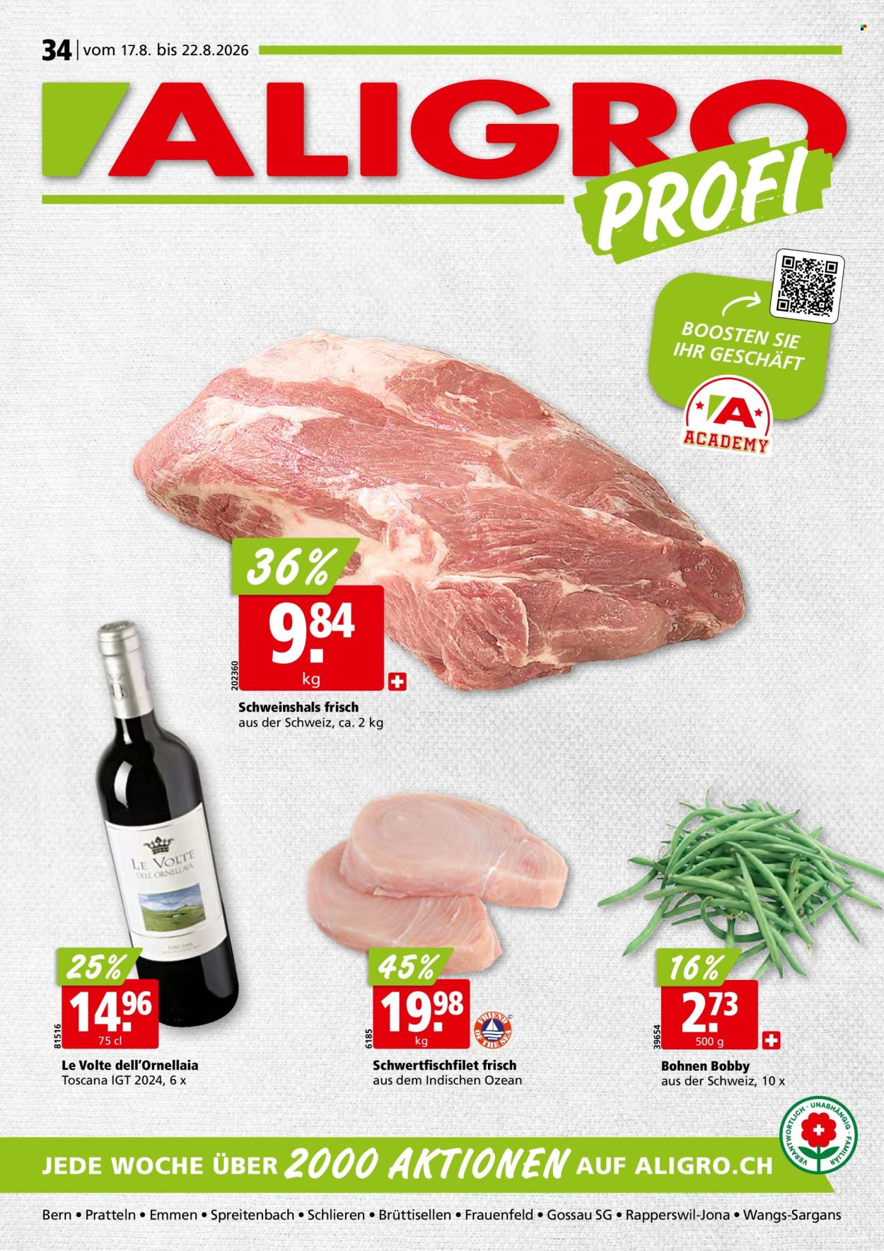 Prospekte ALIGRO - 17.8.2026 - 22.8.2026. Seite 1. Seite 1