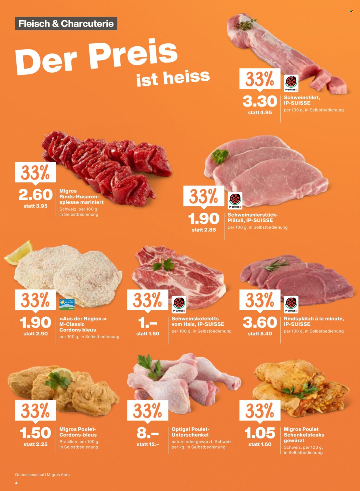 Prospekte Migros - 20.8.2026 - 26.8.2026. Seite 4. Seite 4