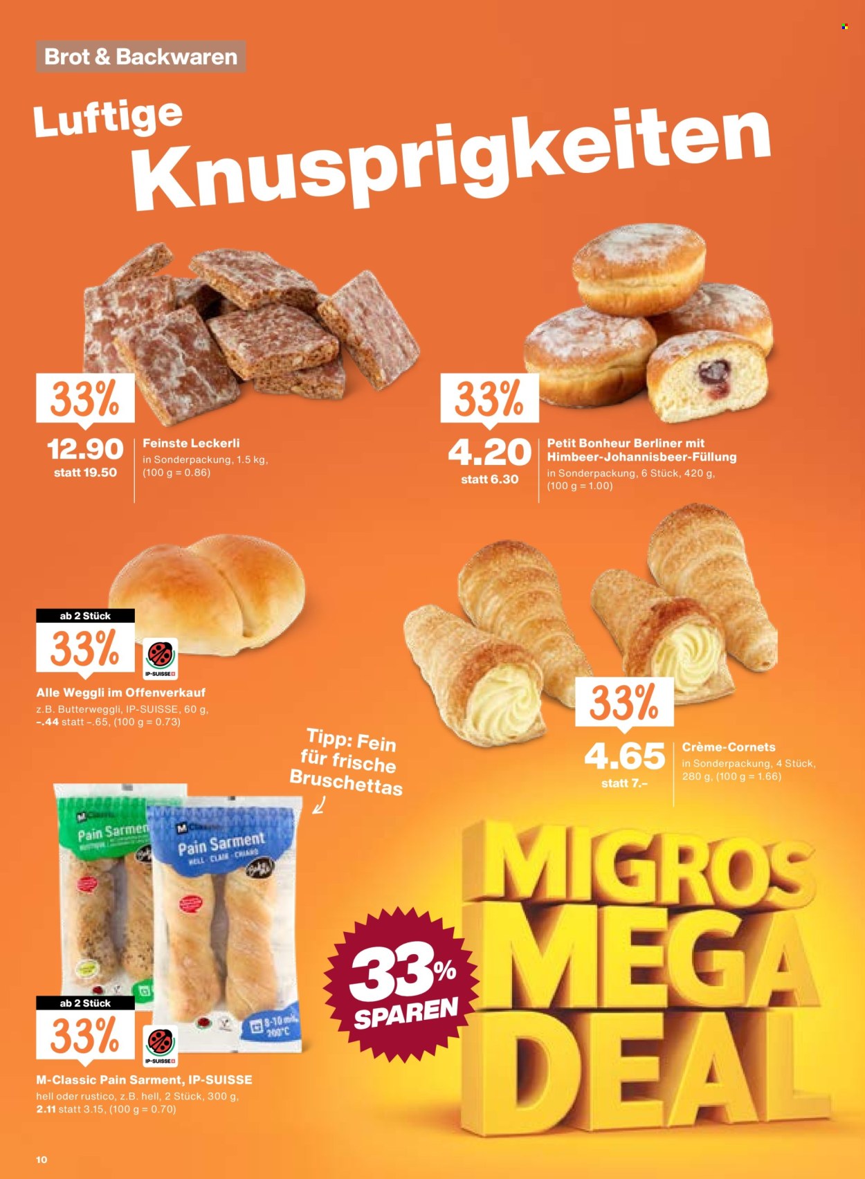 Prospekte Migros - 20.8.2026 - 26.8.2026. Seite 10. Seite 10