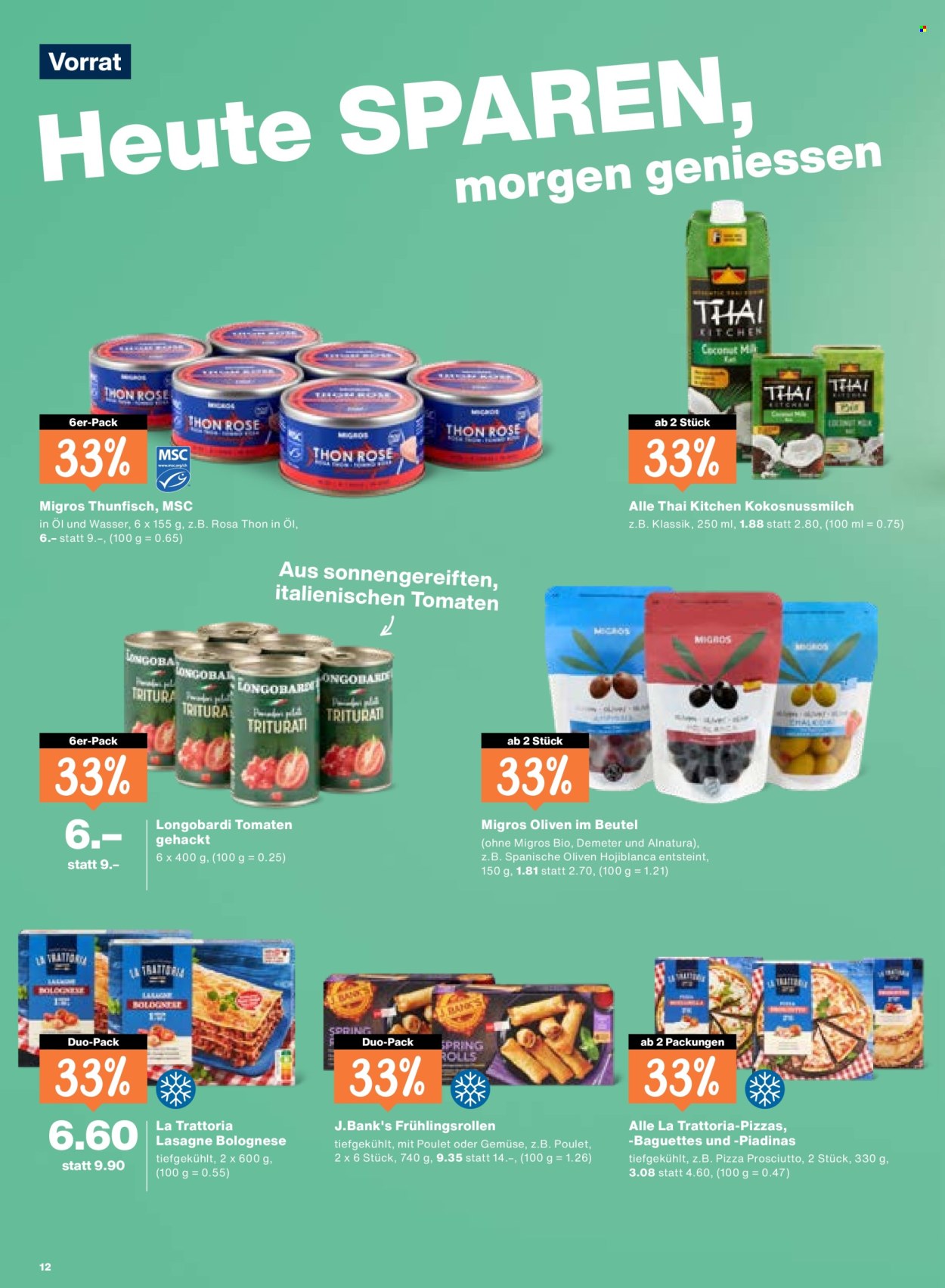 Prospekte Migros - 20.8.2026 - 26.8.2026. Seite 12. Seite 12