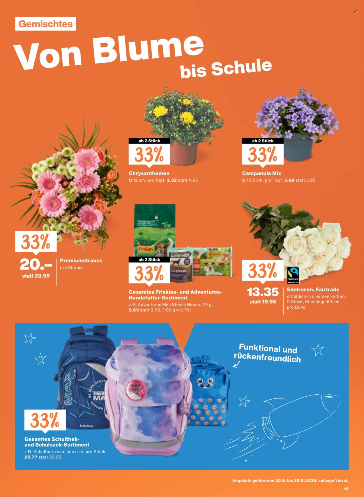 Prospekte Migros - 20.8.2026 - 26.8.2026. Seite 15. Seite 15