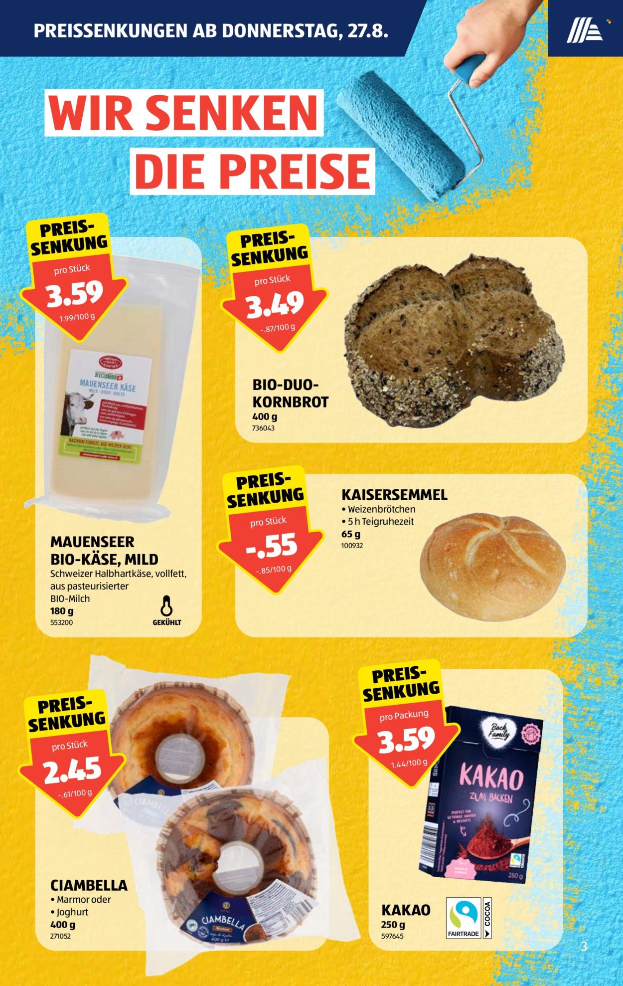 Prospekte Aldi - 27.8.2026 - 2.9.2026. Seite 3. Seite 3