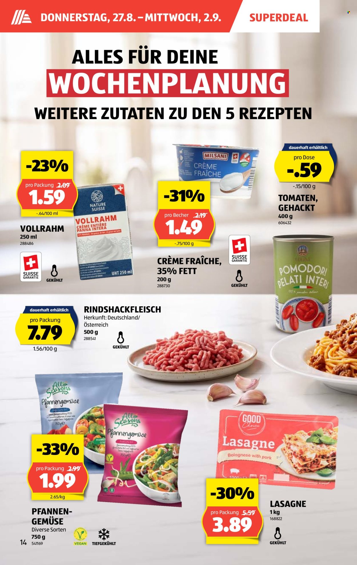 Prospekte Aldi - 27.8.2026 - 2.9.2026. Seite 14. Seite 14
