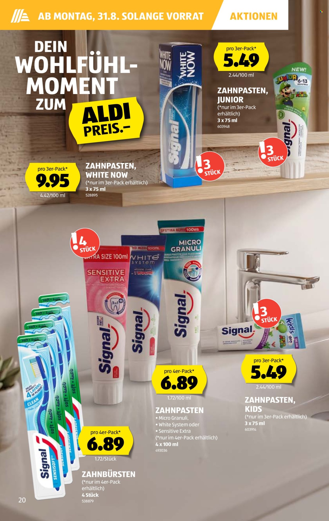 Prospekte Aldi - 27.8.2026 - 2.9.2026. Seite 20. Seite 20