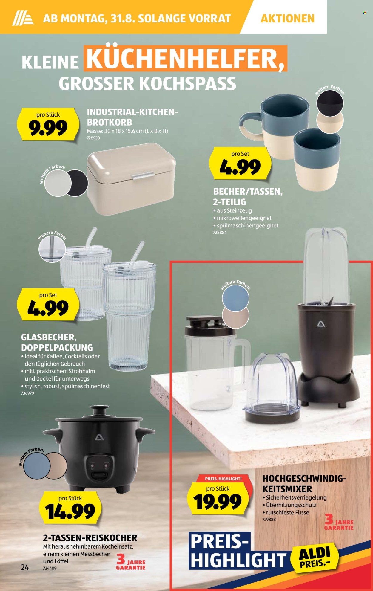 Prospekte Aldi - 27.8.2026 - 2.9.2026. Seite 24. Seite 24