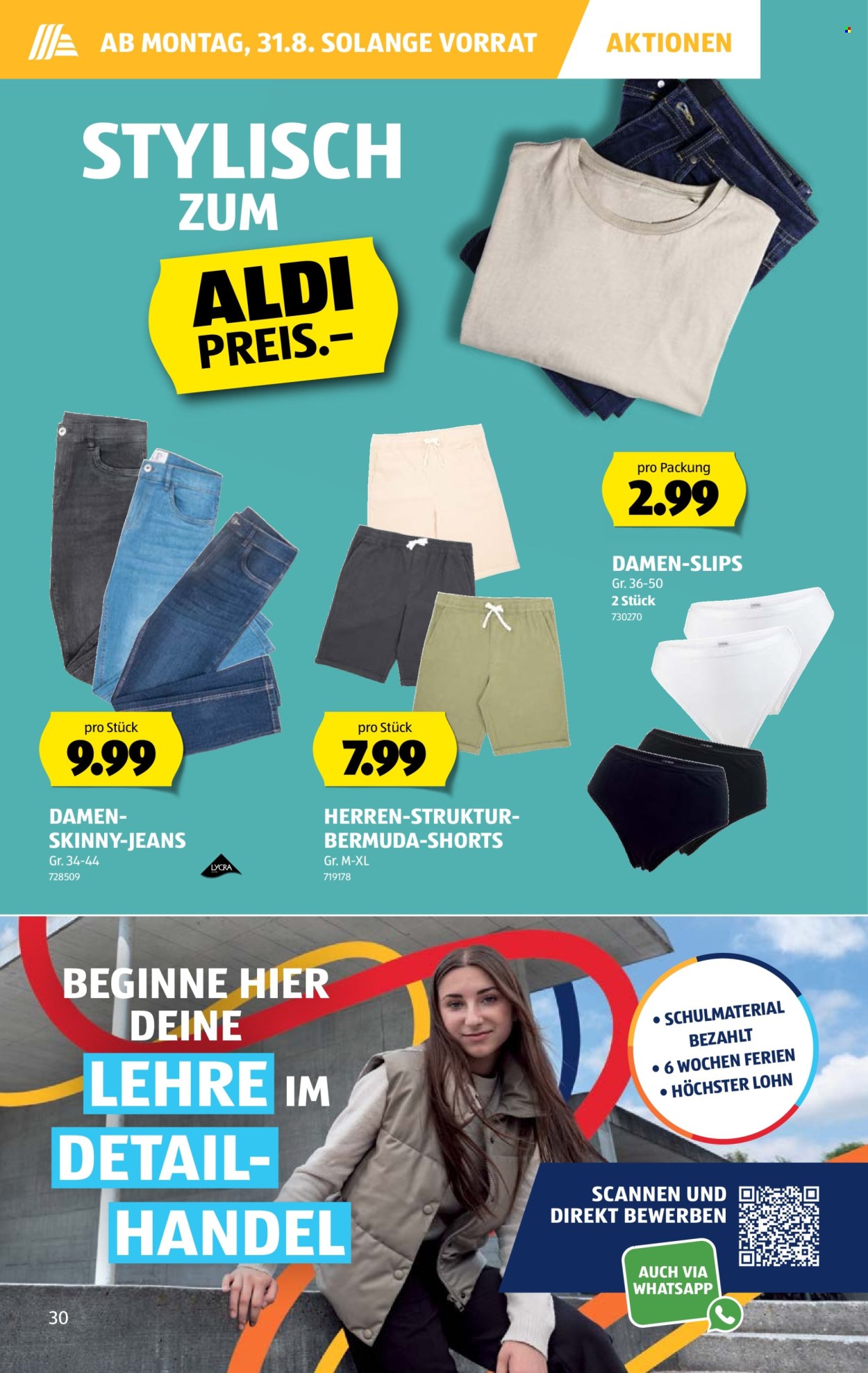 Prospekte Aldi - 27.8.2026 - 2.9.2026. Seite 30. Seite 30