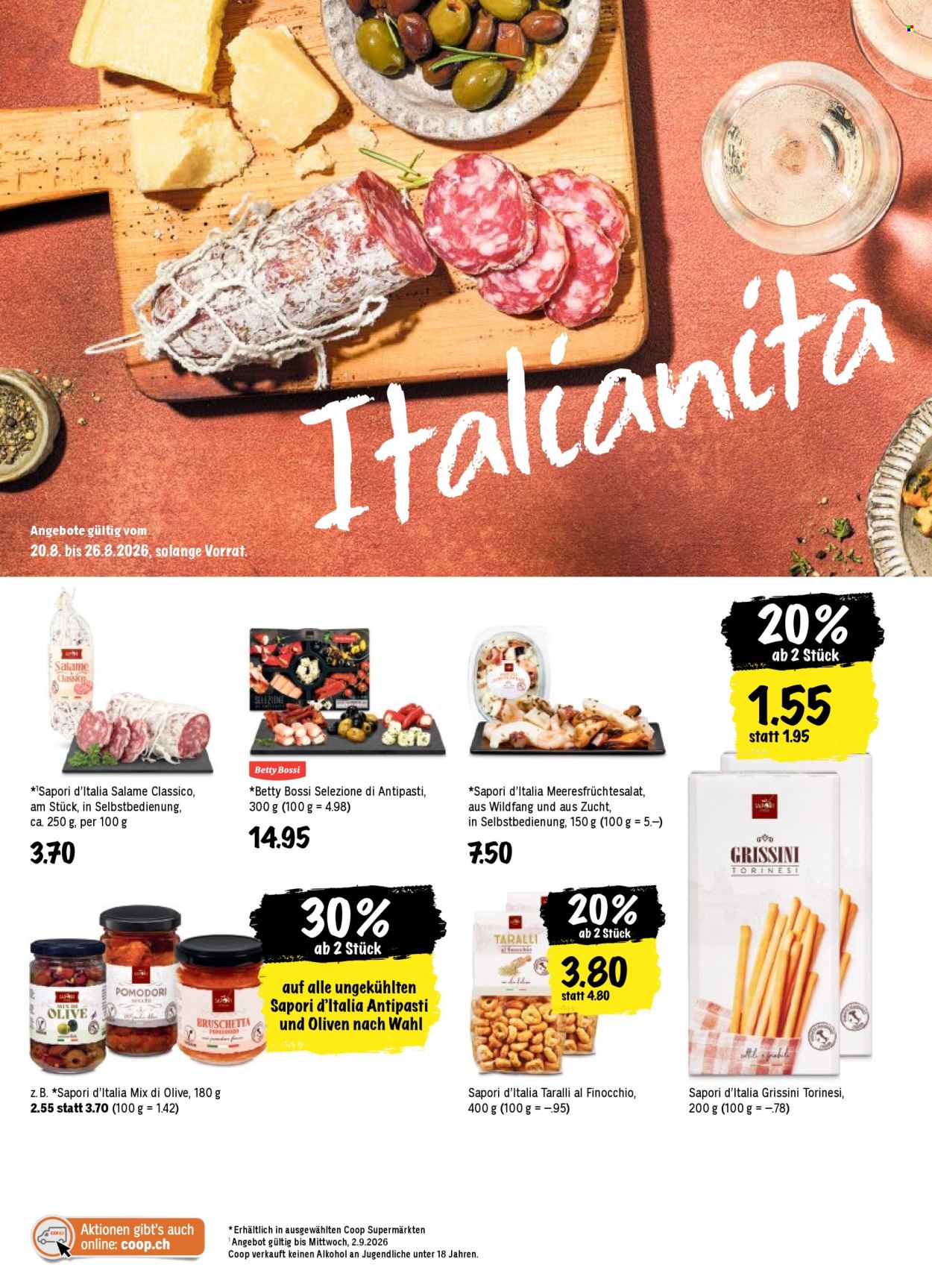 Prospekte Coop - 20.8.2026 - 26.8.2026. Seite 14. Seite 14
