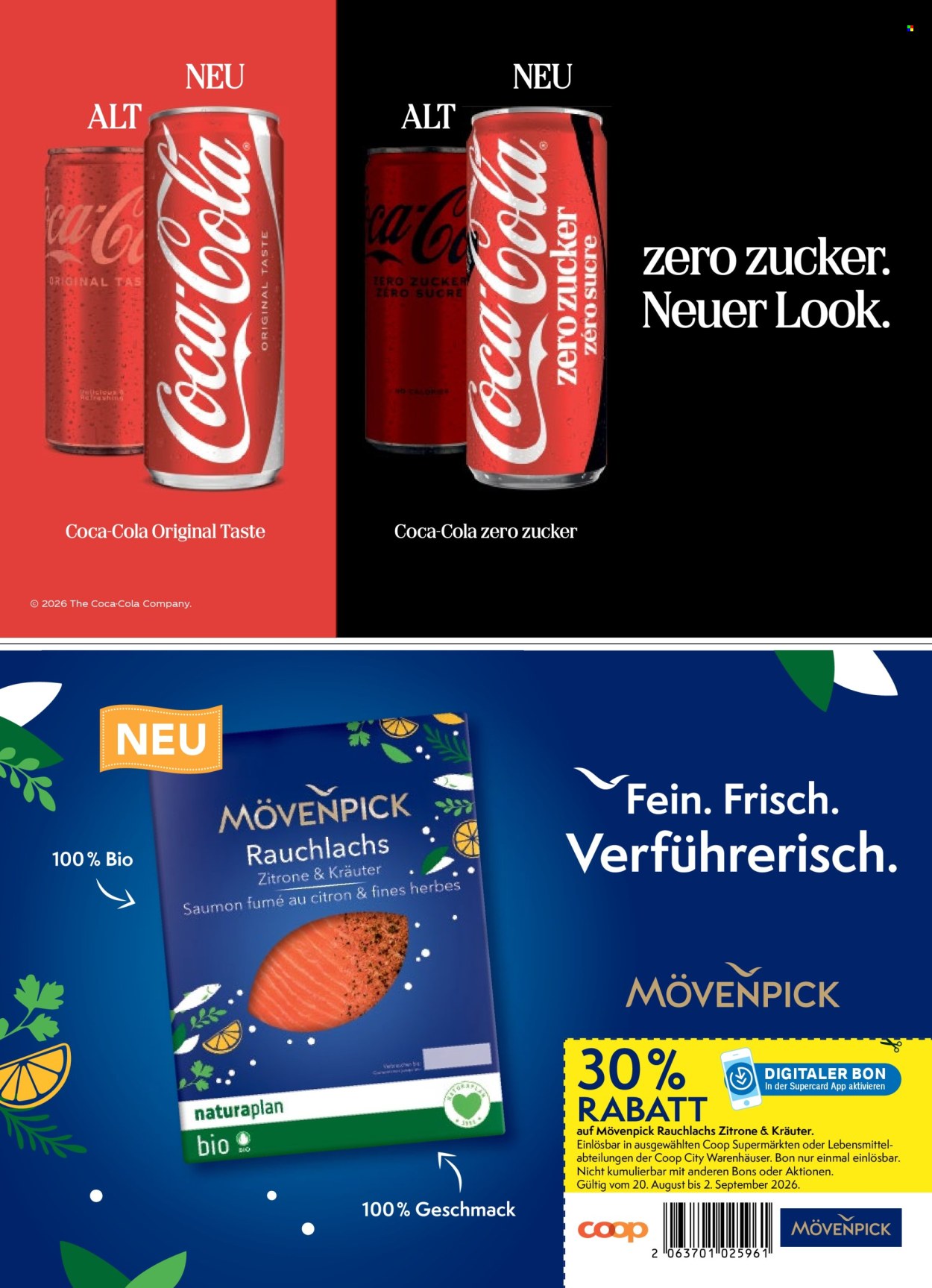 Prospekte Coop - 20.8.2026 - 26.8.2026. Seite 20. Seite 20
