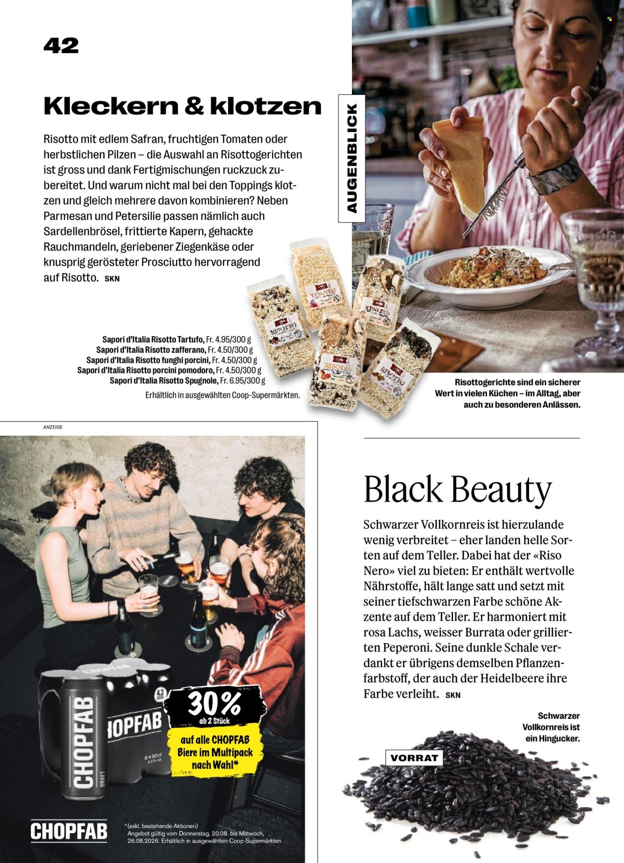 Prospekte Coop - 20.8.2026 - 26.8.2026. Seite 42. Seite 42