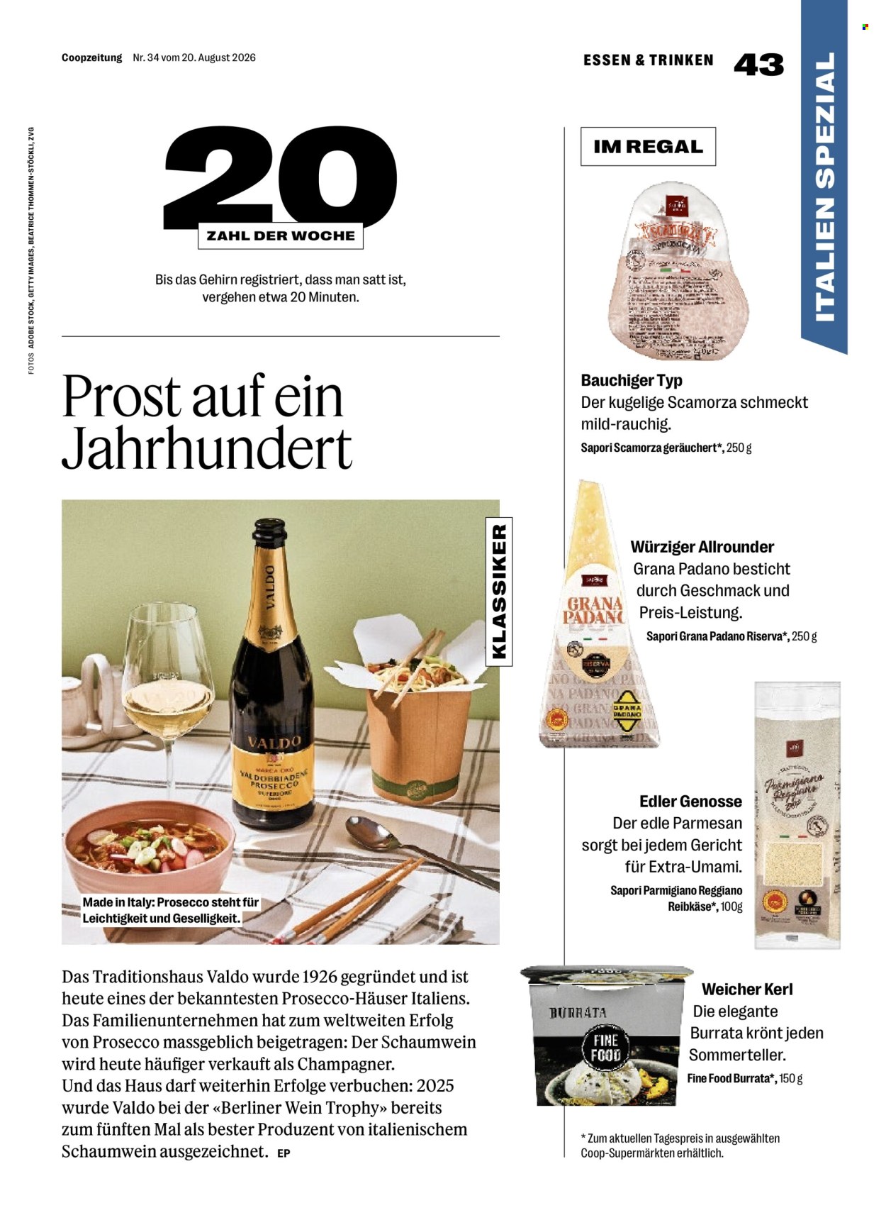 Prospekte Coop - 20.8.2026 - 26.8.2026. Seite 43. Seite 43