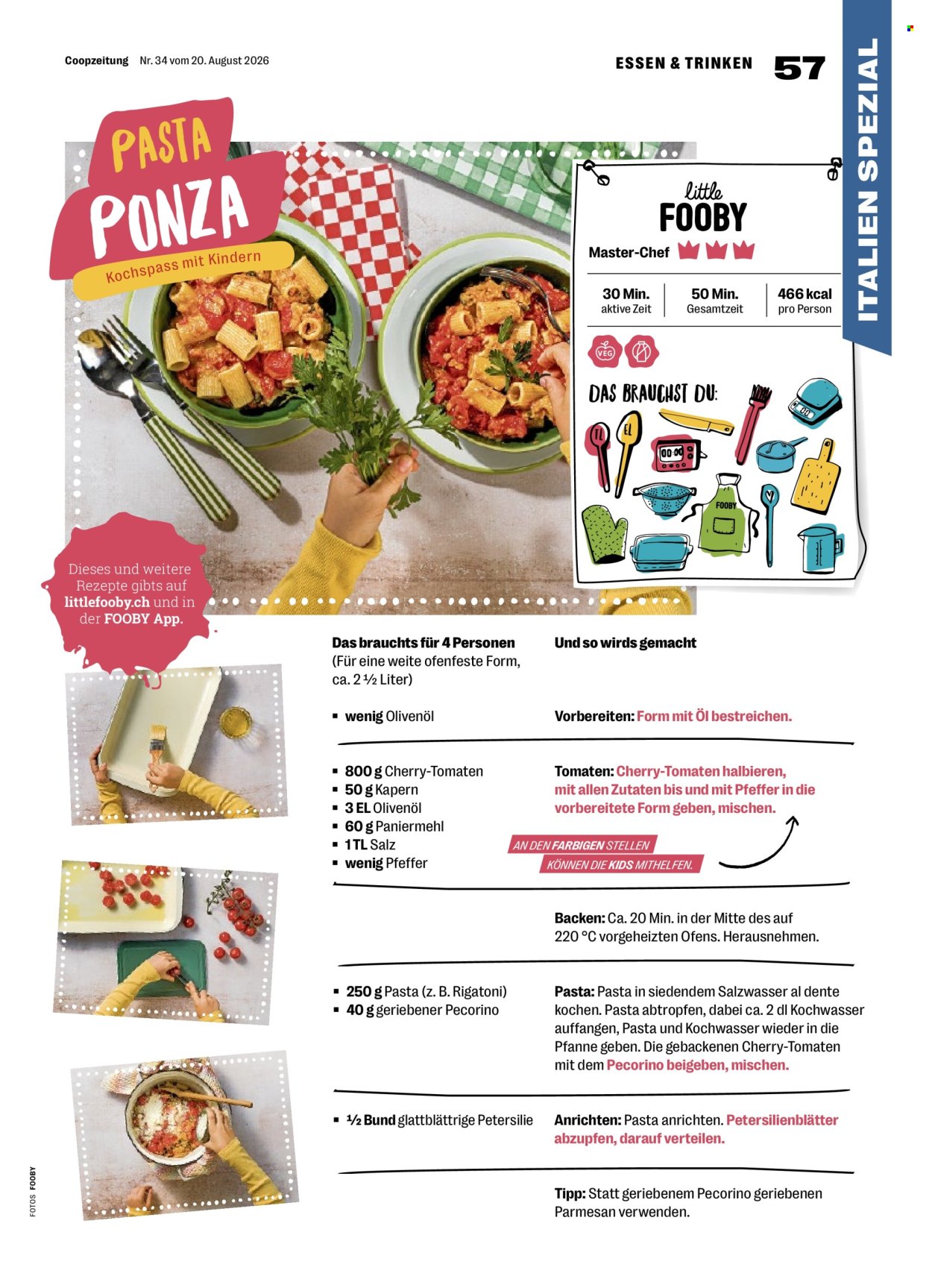 Prospekte Coop - 20.8.2026 - 26.8.2026. Seite 57. Seite 57