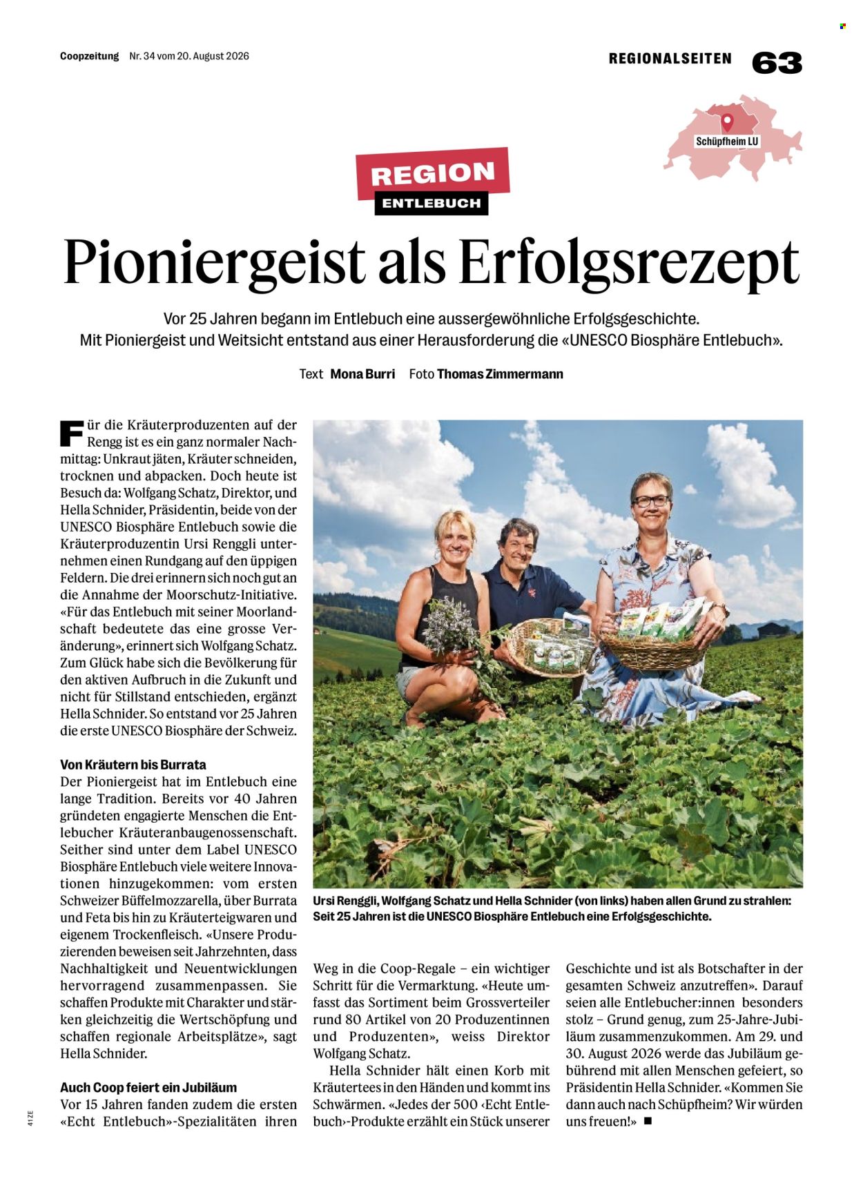 Prospekte Coop - 20.8.2026 - 26.8.2026. Seite 63. Seite 63