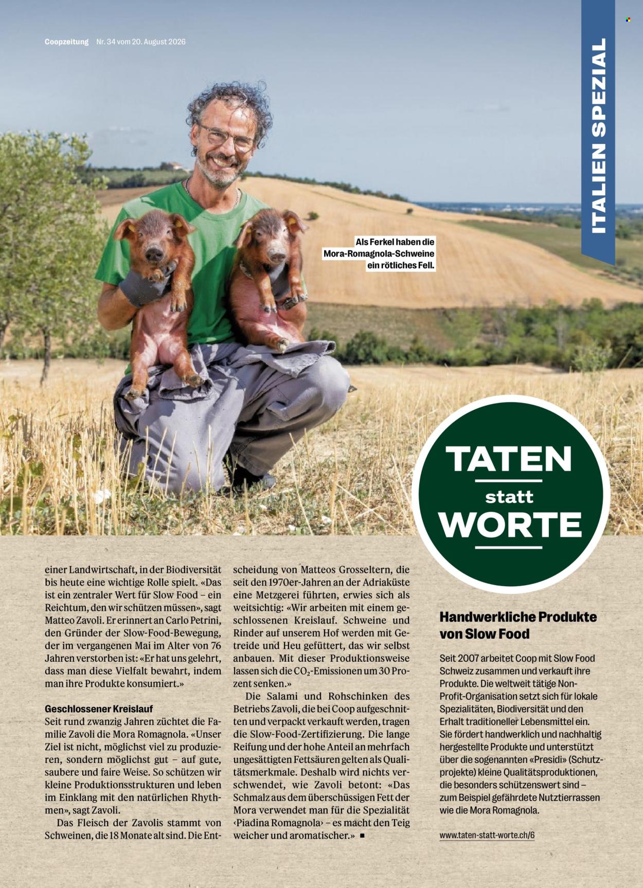 Prospekte Coop - 20.8.2026 - 26.8.2026. Seite 67. Seite 67