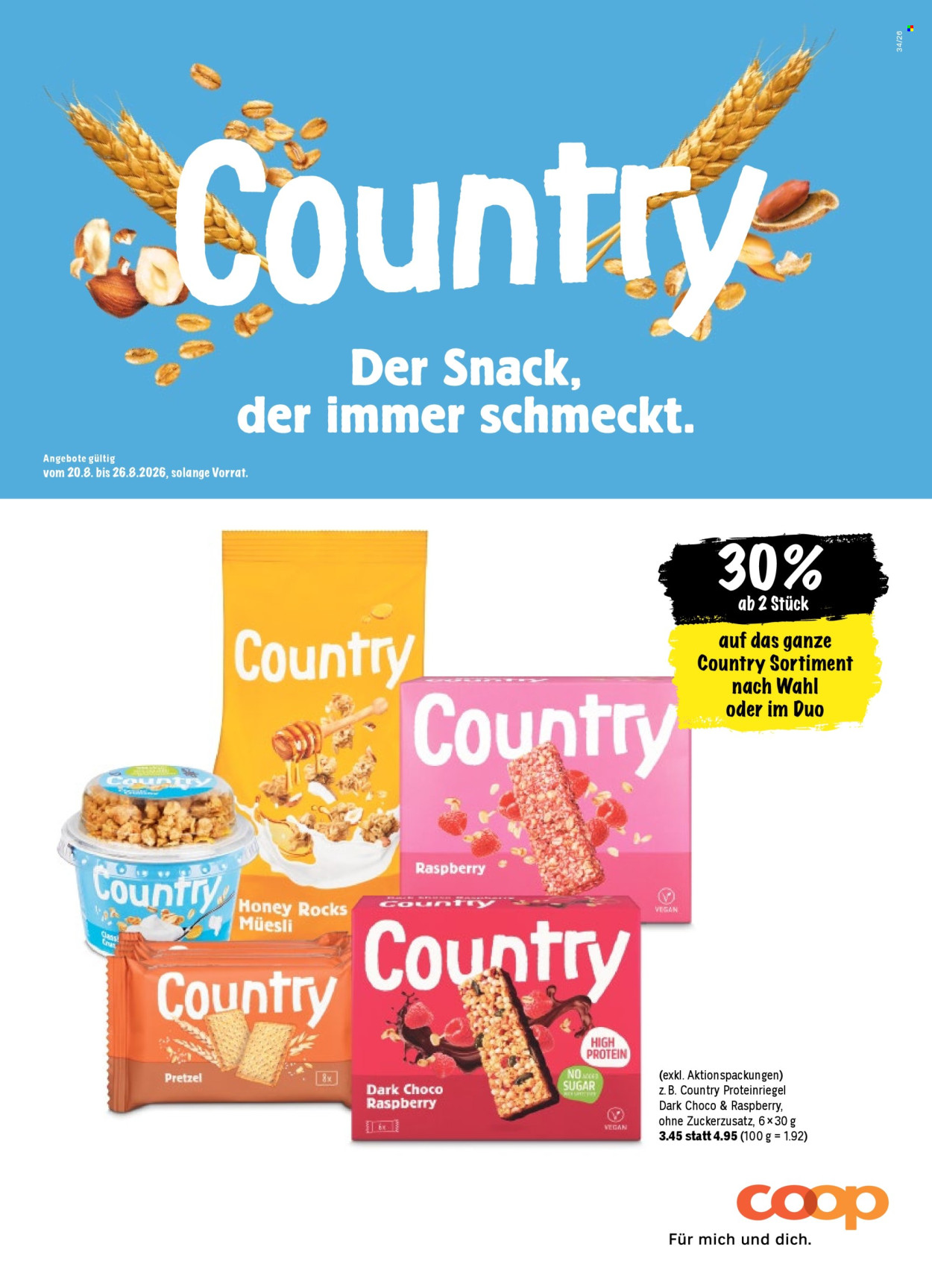 Prospekte Coop - 20.8.2026 - 26.8.2026. Seite 69. Seite 69